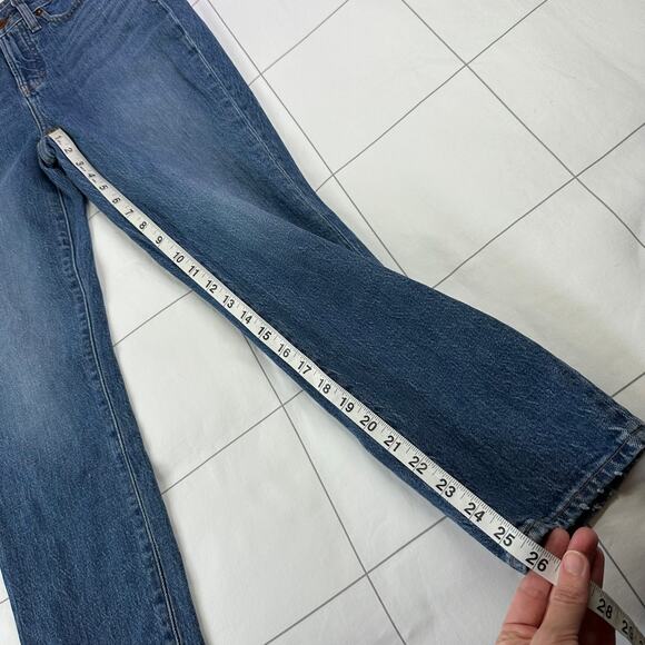 Madewell Jeans Womens 26 Petite Blue Curvy Perfect Vintage Decatur Wash Stretch - Picture 11 of 13
